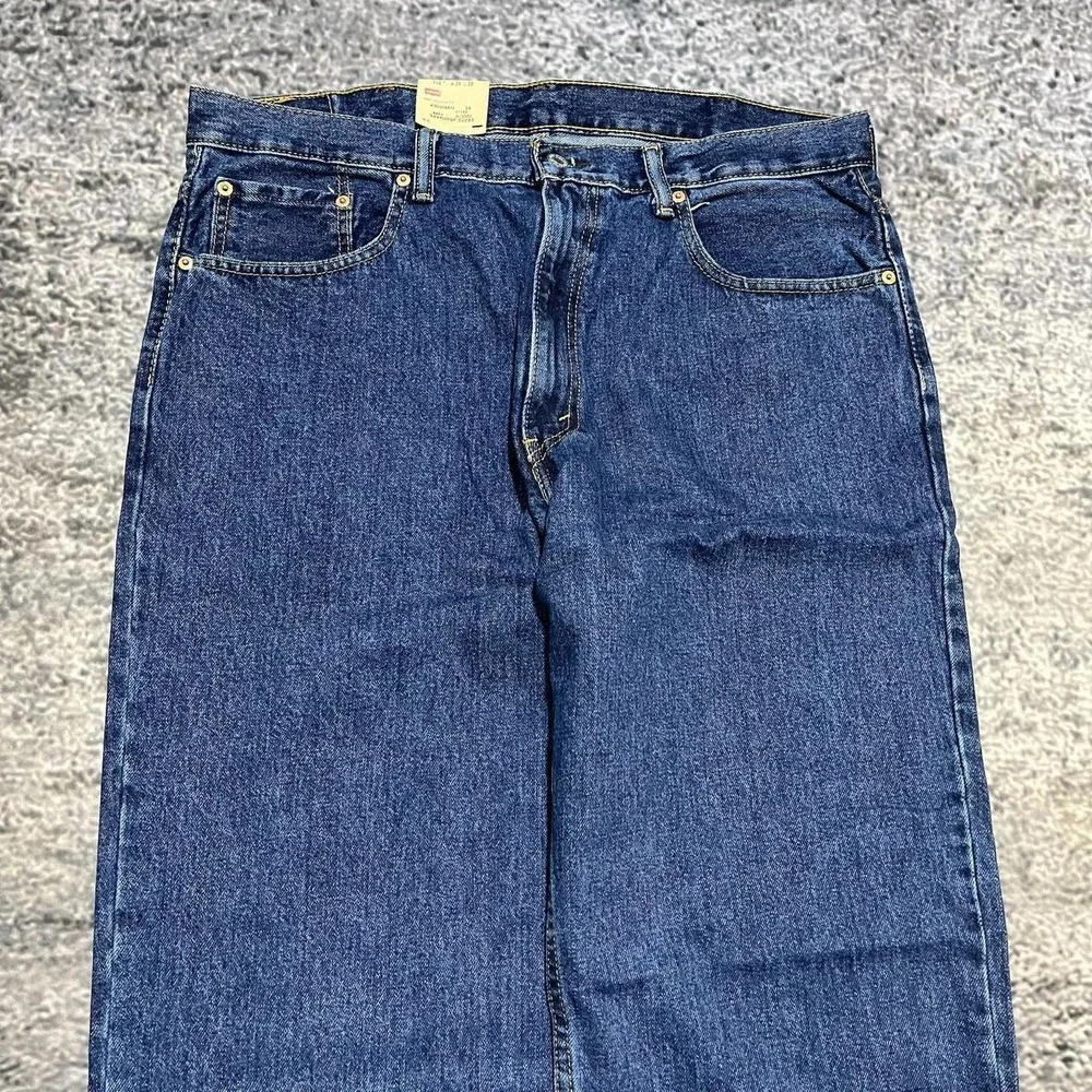 NWT Levi's 550 Jeans Relaxed Fit Mens 38x30 Blue Denim